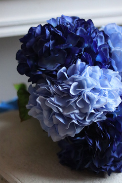 Energia Kosmosu 2, bukiet niebieskich hortensji, wys.56cm