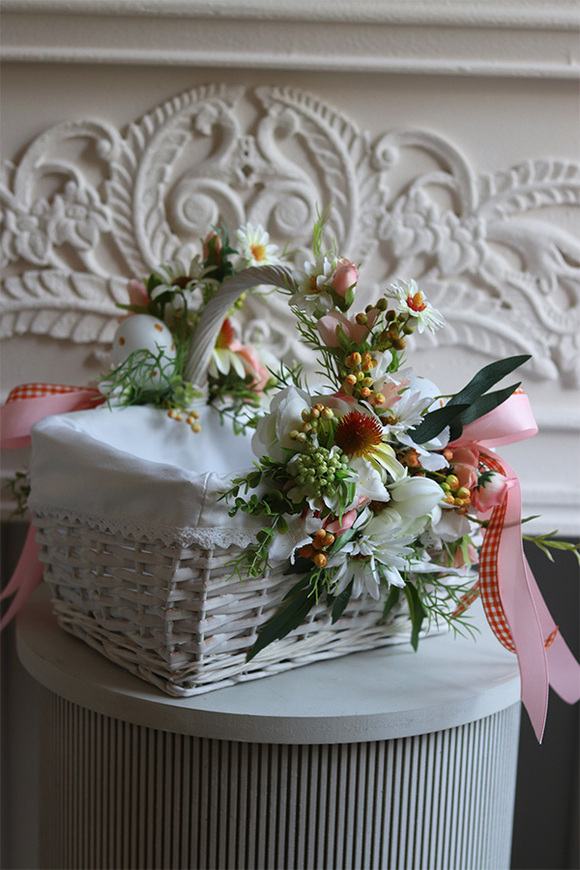 Morelisa, dekorowany koszyczek wielkanocny