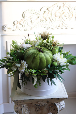 Dyniowy Green 3, jesienny flowerbox, wym.51x45cm   