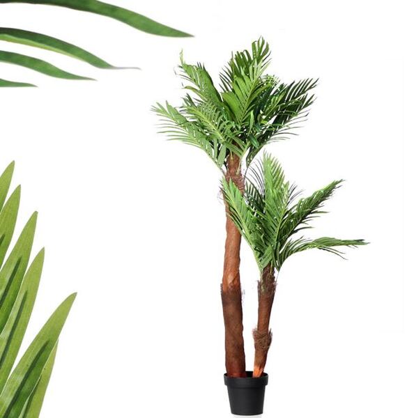 Kumara, sztuczna palma w osłonce / donicy z tworzywa sztucznego, wys.150cm