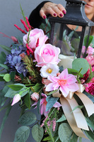 wiązanka z lampionem