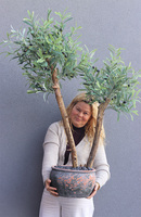 Oliwka Greece 2, sztuczne drzewko w ceramicznej donicy