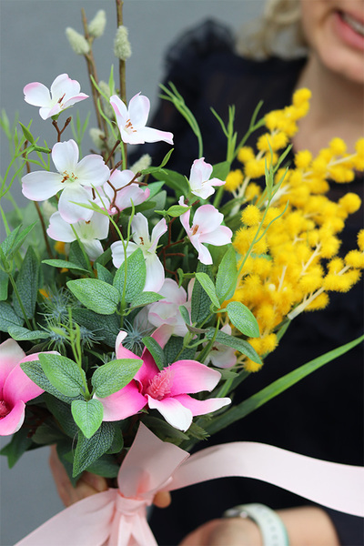 bukiet do wazonu na wielkanocny stół, Moko Easter S, dł.55cm 