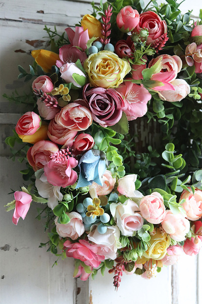 dekoracyjny wianek, Pinkallo, śr.29cm