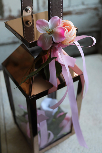 Angelo Ferdinando, lampion nagrobny z dekoracją, wys.37cm 