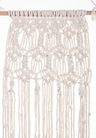 dekoracja ścienna Makrama K, wym.79x40cm