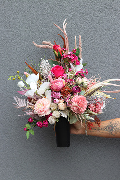 San Remo Funeral, bukiet nagrobny we wkładzie, dł.46cm