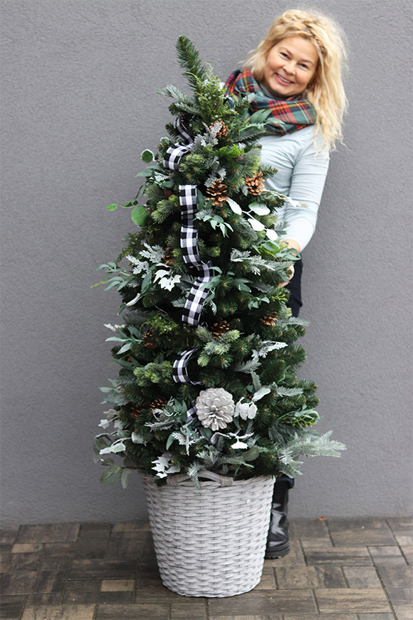 Scandi Design, choinka dekoracyjna