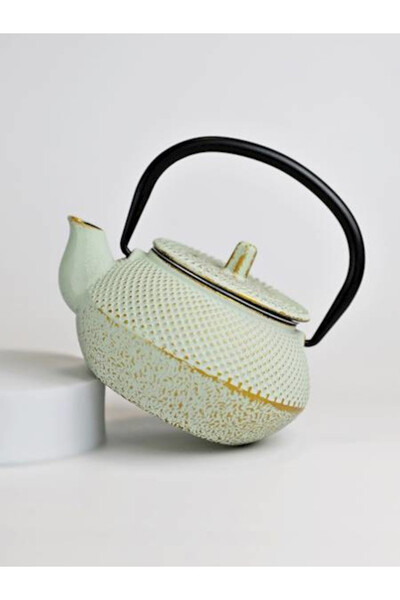 Awaji, żeliwny imbryk do herbaty, miętowy