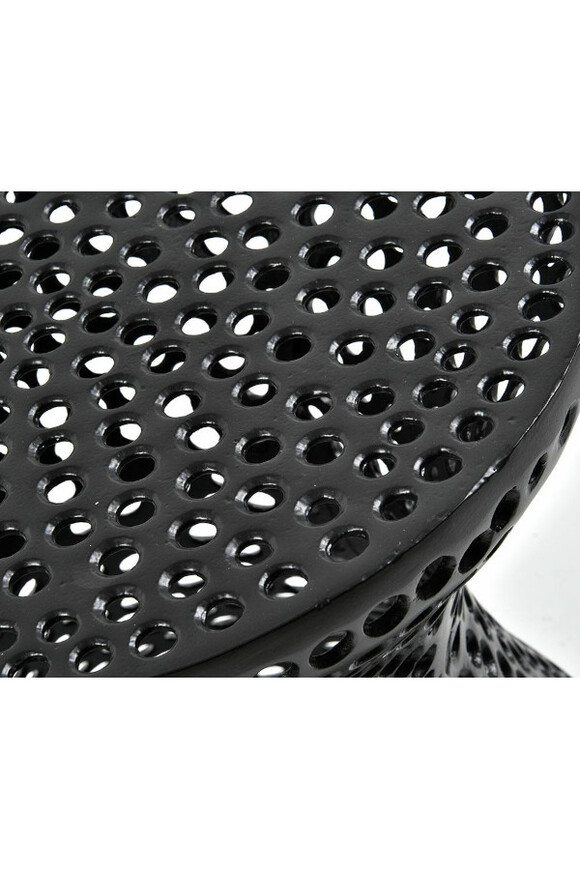 Nero, ażurowy stolik kawowy, wym.40x40x47cm