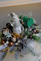 Snowman, świąteczny stroik z bałwankiem