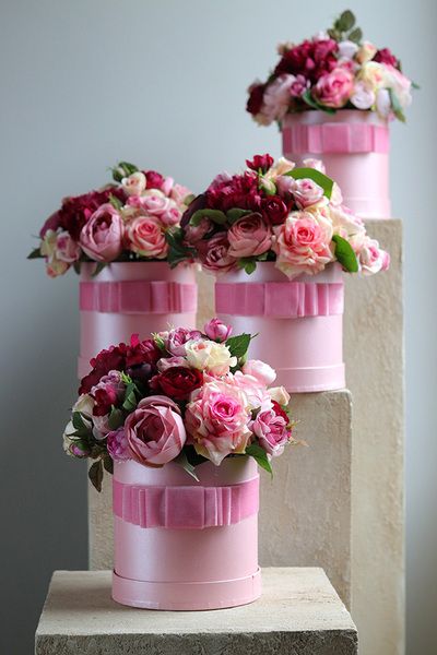 Julia 2, różowy flowerbox