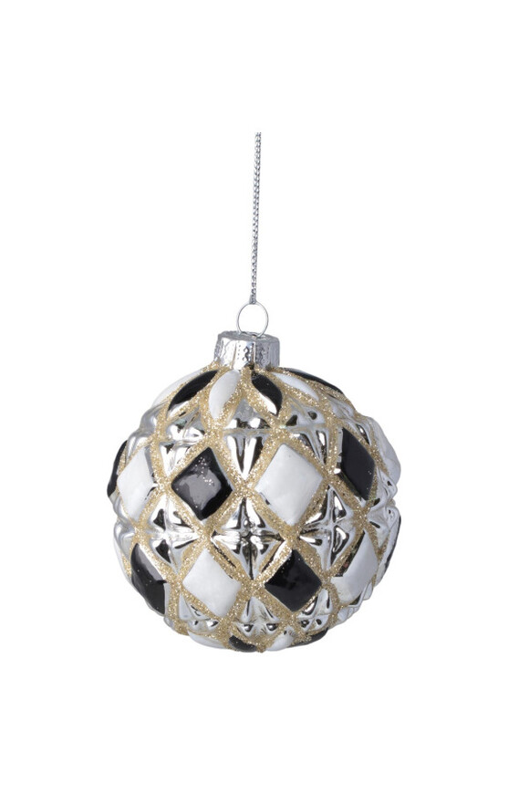 Glamour XMAS, szklane bombki w pudełku