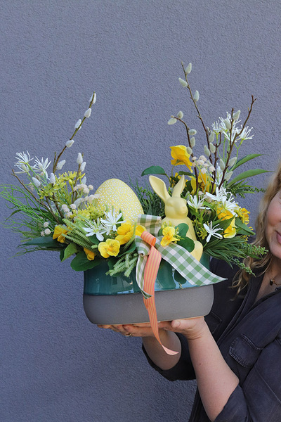 Wiosenne Powitanie, stroik wielkanocny na stół