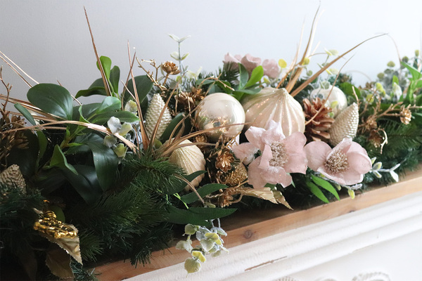 Olinea Christmas, świąteczna girlanda na kominek