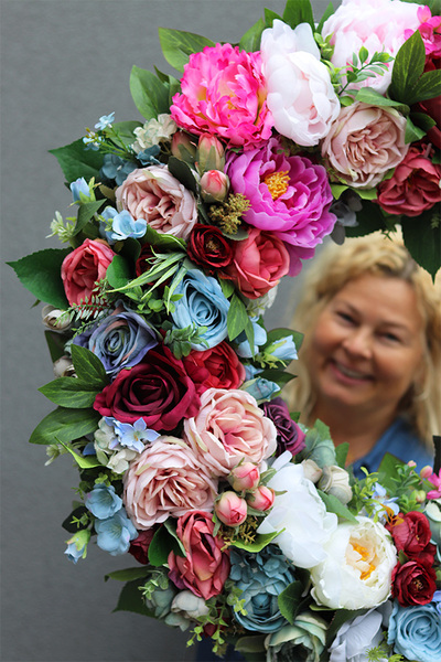 Caryca Belladonna, duży dekoracyjny wianek