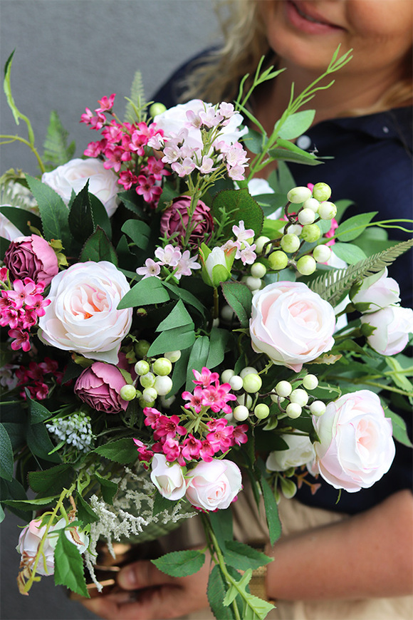 Porto Rico, kompozycja kwiatowa w naczyniu