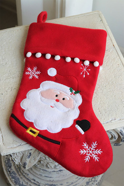 Nikolaus, mikołajkowa skarpeta świąteczna, wym.42x24cm