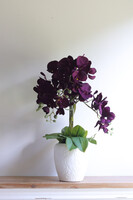 Purple Belia , fioletowy sztuczny storczyk w donicy