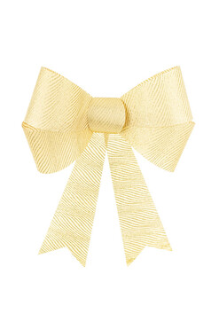 Astrid Gold, dekoracyjna kokarda zawieszka, kpl.12szt, wym.37x29cm