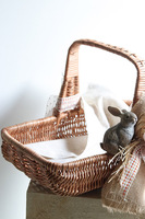 Boho Bunny, dekorowany koszyczek wielkanocny