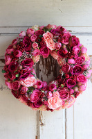 bardzo bogaty wianek, Delicja Tenata, śr.38cm 