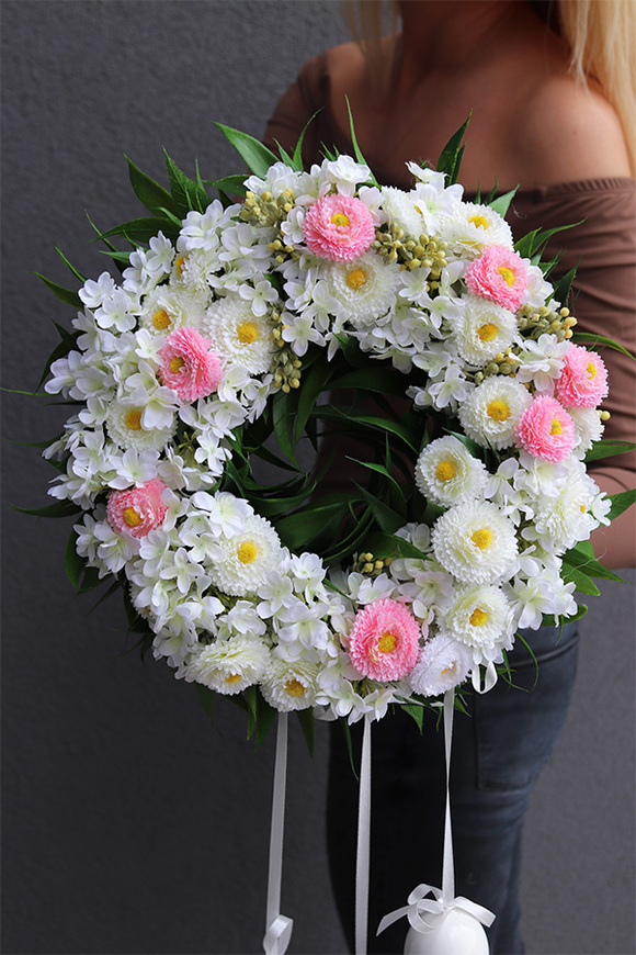 Hedfia, wielkanocny wianek z jajkami, śr.30cm
