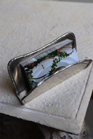 elegancki wizytownik /  stojak na wizytówki, Premioso, wym.6x12x5cm