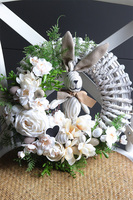 Zajączek Wiosenny, wiosenny wianek dekoracyjny