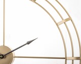 duży metalowy zegar ścienny, GoldenTime, śr.60cm