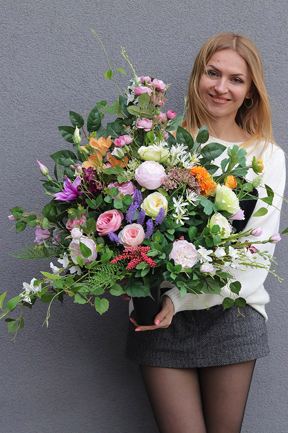 Jardin, bukiet nagrobny we wkładzie