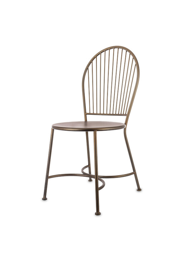 Brass, metalowe krzesło ogrodowe