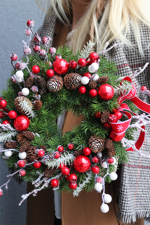 Merry Christmas, mały wianek świąteczny