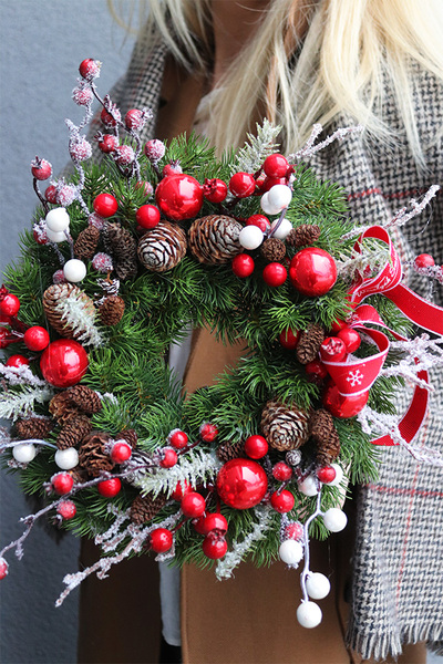 Merry Christmas, mały wianek świąteczny