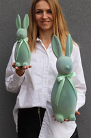 Bunny the Star, figurka wielkanocna zajączek, zielony