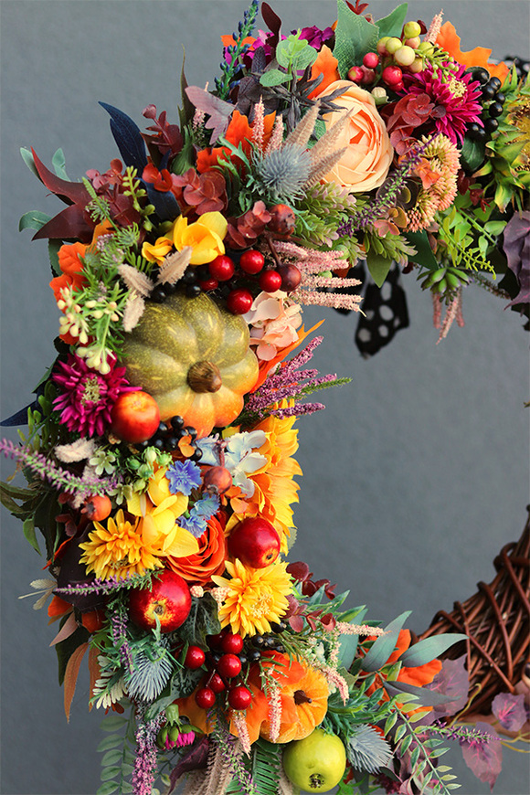 Barossa, wianek jesienny ze słonecznikami