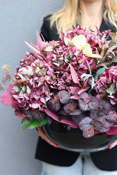 Katarina Deluxe, komplet dekoracji nagrobnych, kompozycja + bukiet