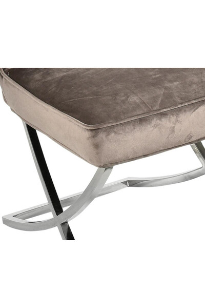 Glamour Mokka, krzesło welurowe tendom.pl