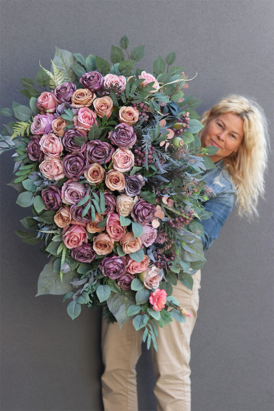 Fioletowa Mgła, wiązanka nagrobna