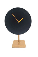 Modern Black, metalowy zegar gabinetowy