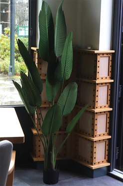 Bananowiec, sztuczne drzewko w osłonce donicy, wys.155cm 