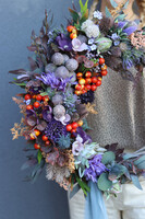 Otono, asymetryczny jesienny wianek