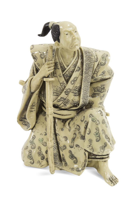 Samuraj, elegancka figurka dekoracyjna
