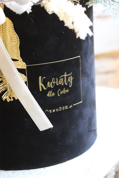 Dziadek do Orzechów Glamour 2, flowerbox świąteczny LED