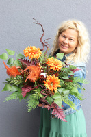 bukiet nagrobny Orangite