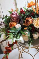 komplet dekoracji nagrobnych, Belinda, bukiet + kompozycja 