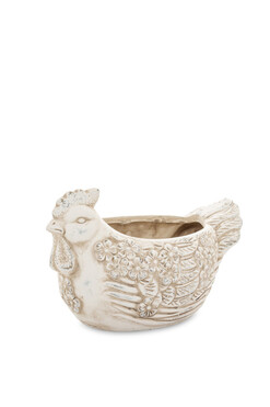 Coco Creme, ceramiczna osłonka kura, wym.16x25.5x16cm 