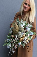 Złota Legenda, świąteczny stroik na brzozie