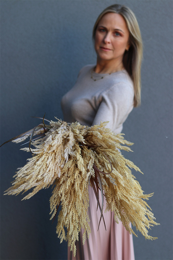 Boho Grass Natural, bukiet sztucznych traw