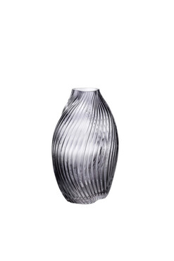 Muza, szklany wazon ze wzorem, wym.26.5x15x15cm